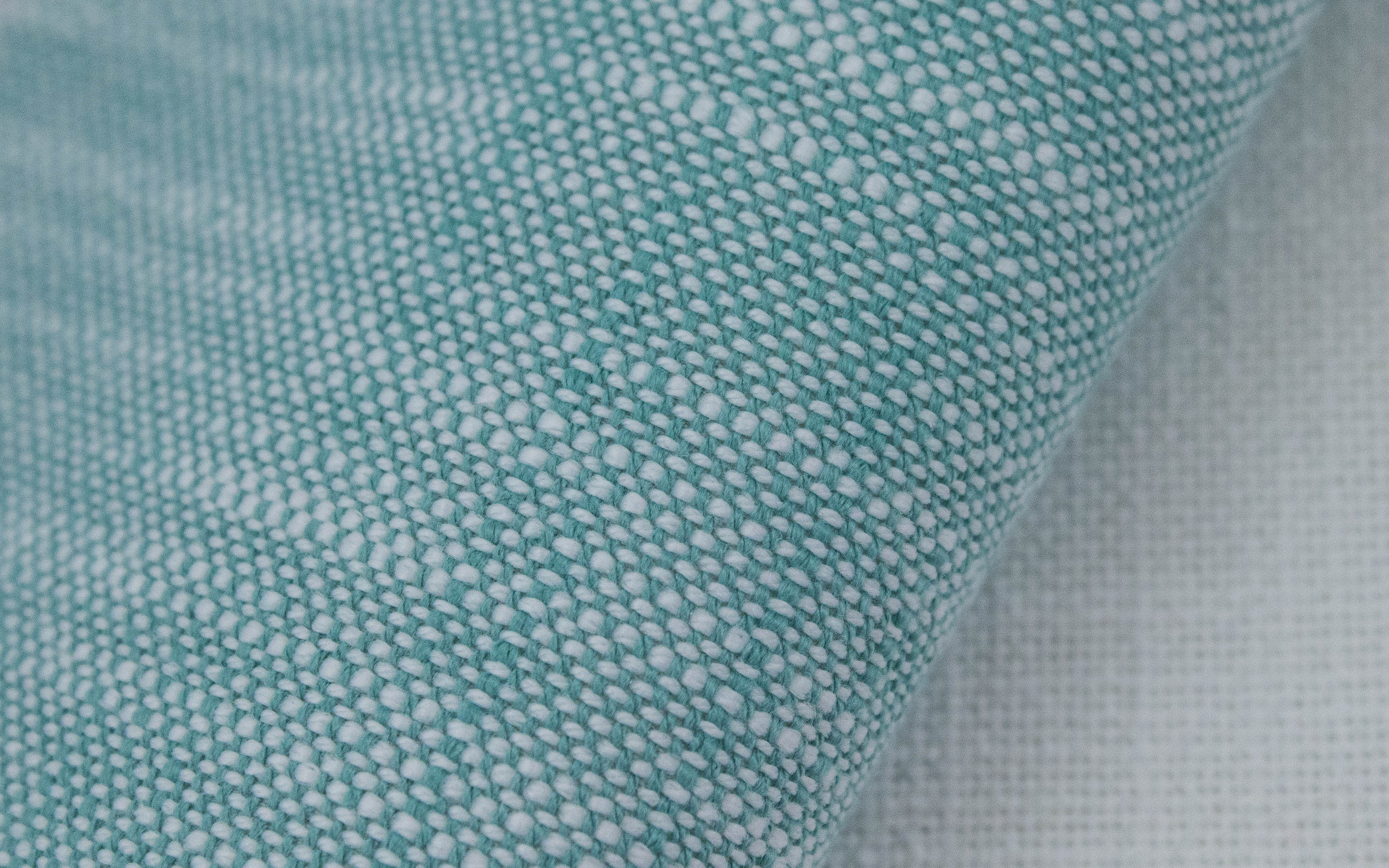 Rollo Indoor Outdoor Performance Textile | Turquoise Texture Inside Out Performance Fabric Bleach Cleanable