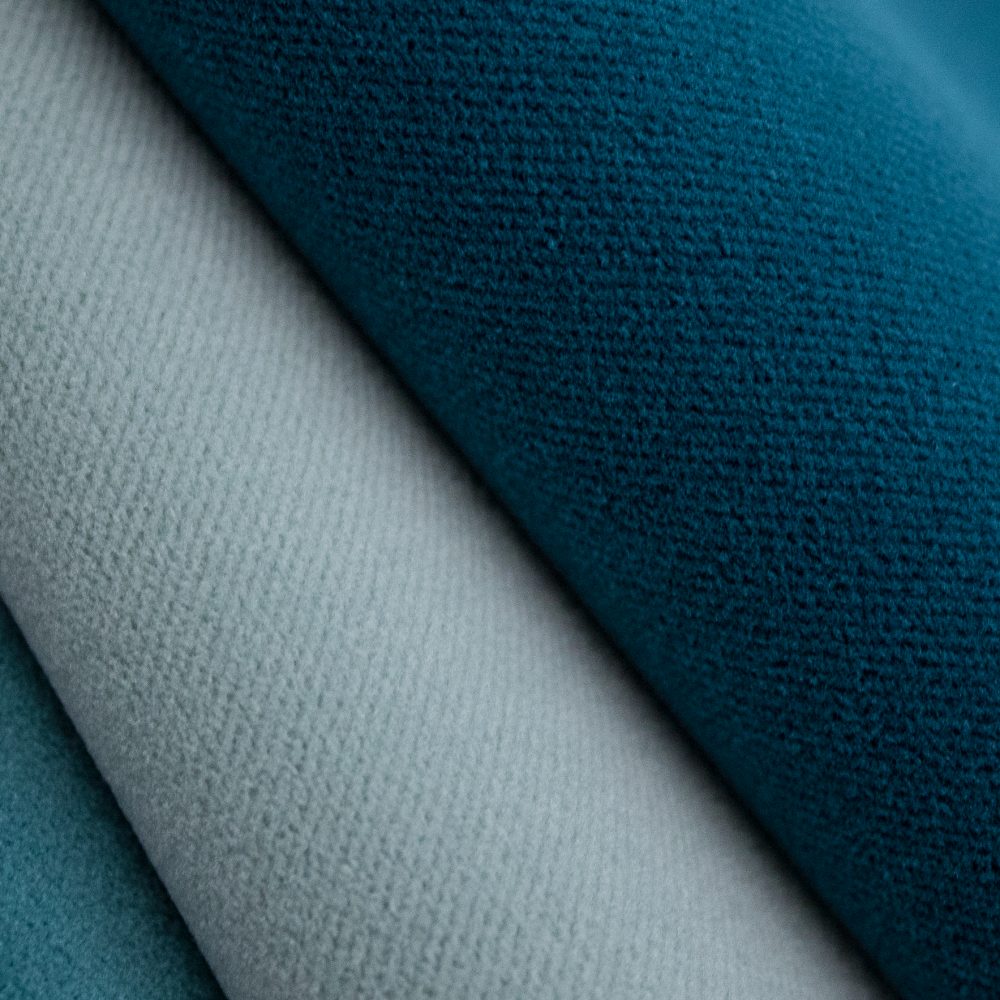 Sundance Indoor Outdoor Performance Textile | Blue Velvet Inside Out Performance Fabric Bleach Cleanable
