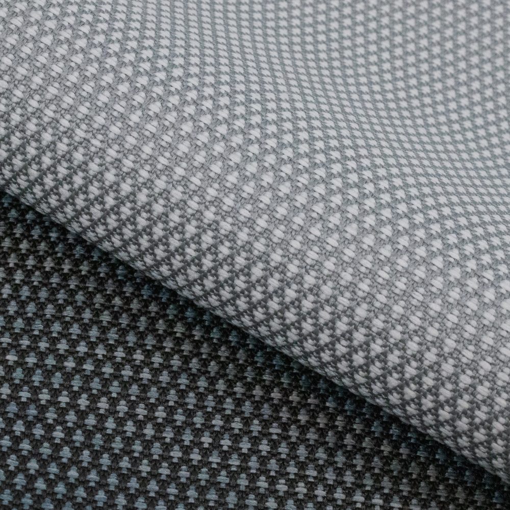 Carr Performance Textile | Grey Diamond Pattern Fabric Supreen Bleach Cleanable Liquid Barrier