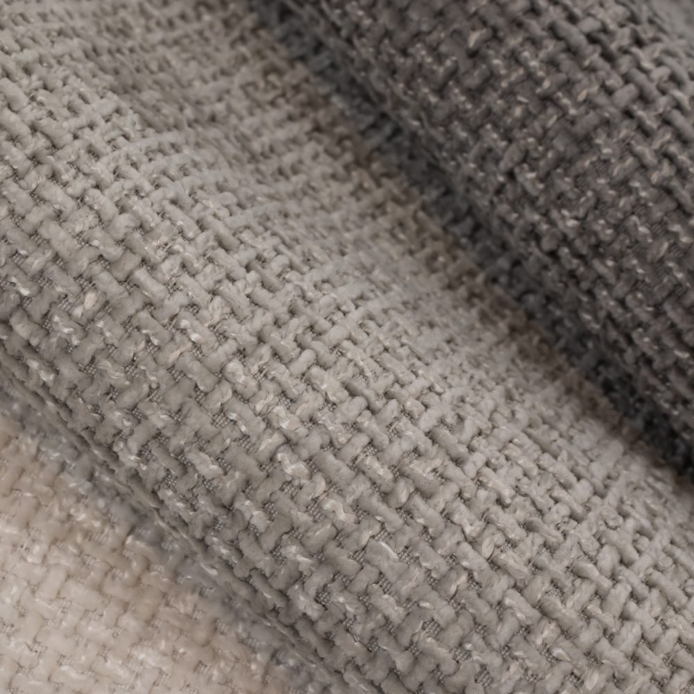 Allure Performance Textile | Grey Chenille Fabric Crypton Home Performance